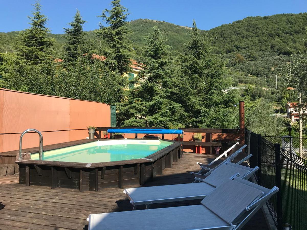 Casa Ginni Con Piscina E Giardino Caravonica Eksteriør bilde