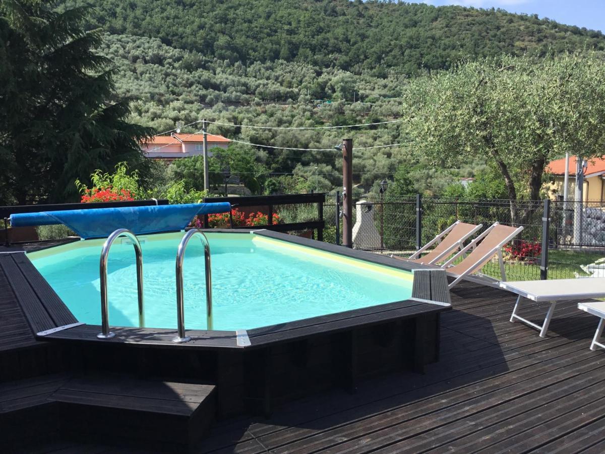 Casa Ginni Con Piscina E Giardino Caravonica Eksteriør bilde